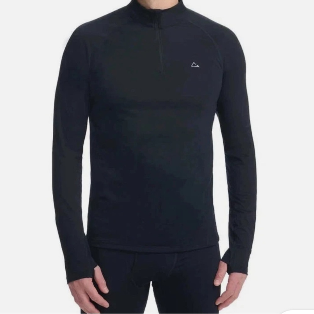 Paradox Men's Merino Blend Dri Release L/S 1/4 Zip Base Layer Top Size M NWT